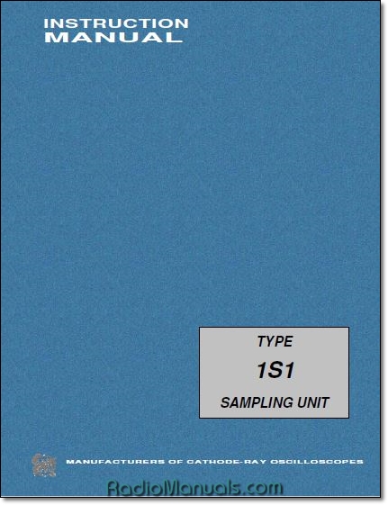 Tektronix 1S1 Manual - Click Image to Close